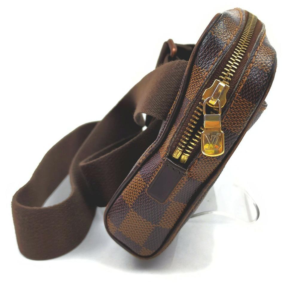 Louis Vuitton Damier Ebene Brooklyn Bumbag Waist Pouch Fanny Pack Belt Bag In Good Condition For Sale In Dix hills, NY