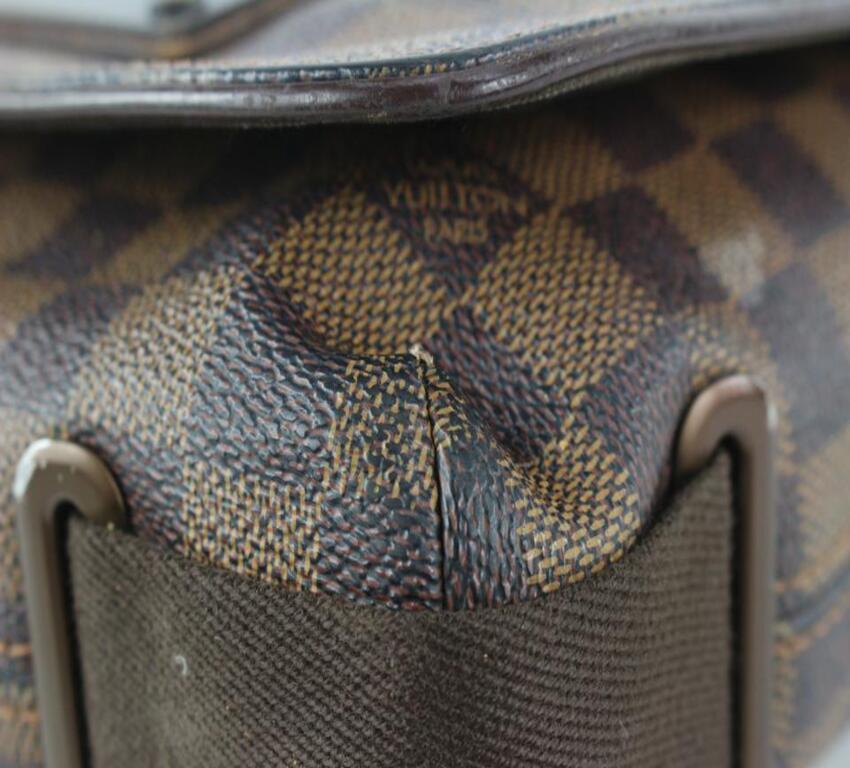 Louis Vuitton Damier Ebene Brooklyn PM Crossbody Messenger Flap Bag 921lv58 2