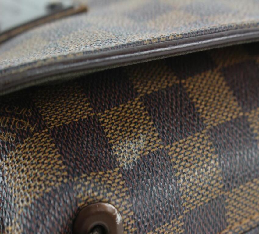 Louis Vuitton Damier Ebene Brooklyn PM Crossbody Messenger Flap Bag 921lv58 3
