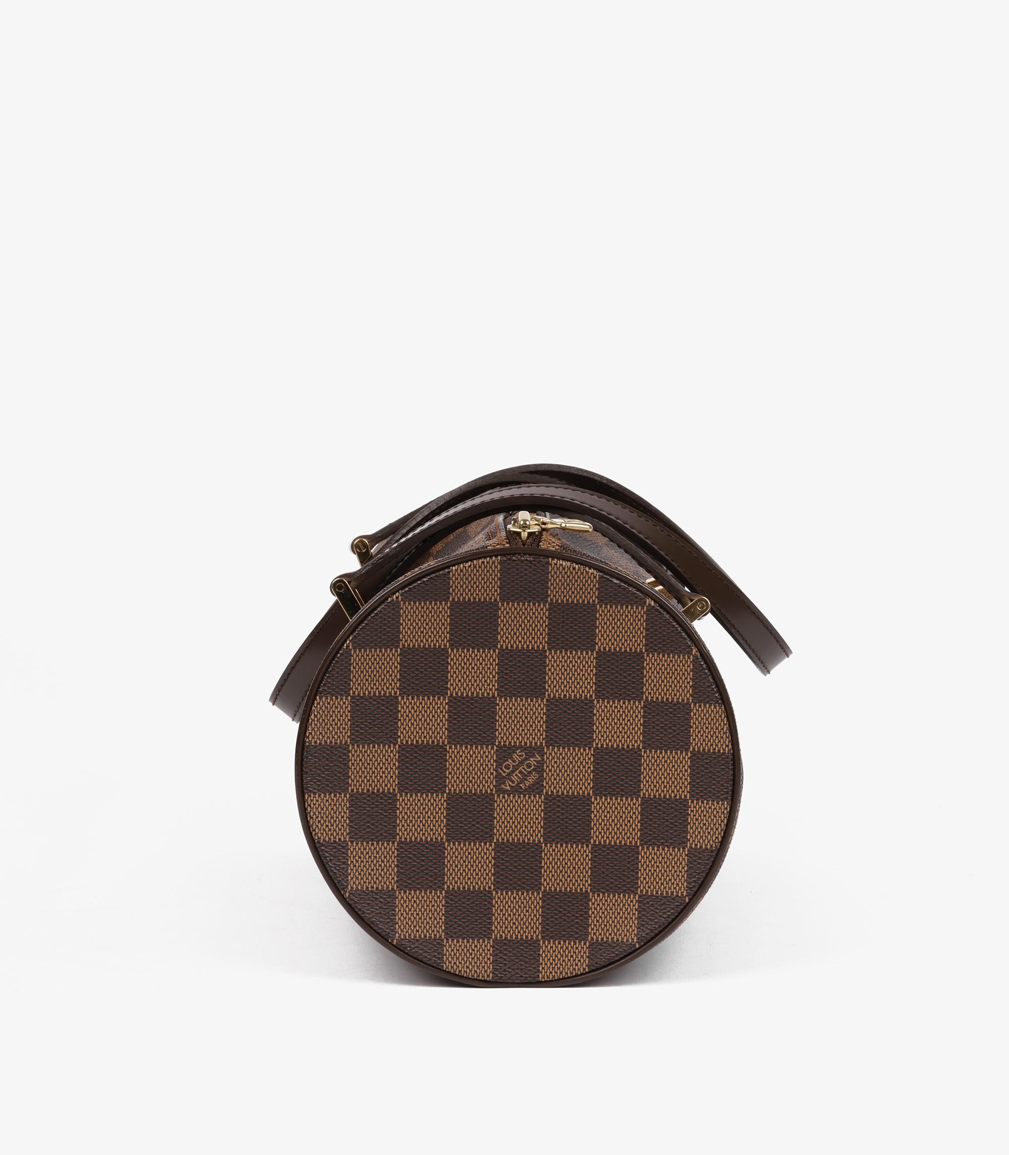 Louis Vuitton Damier Ebene & Brown Calfskin Leather Vintage Papillon 30 Excellent état - En vente à Bishop's Stortford, Hertfordshire