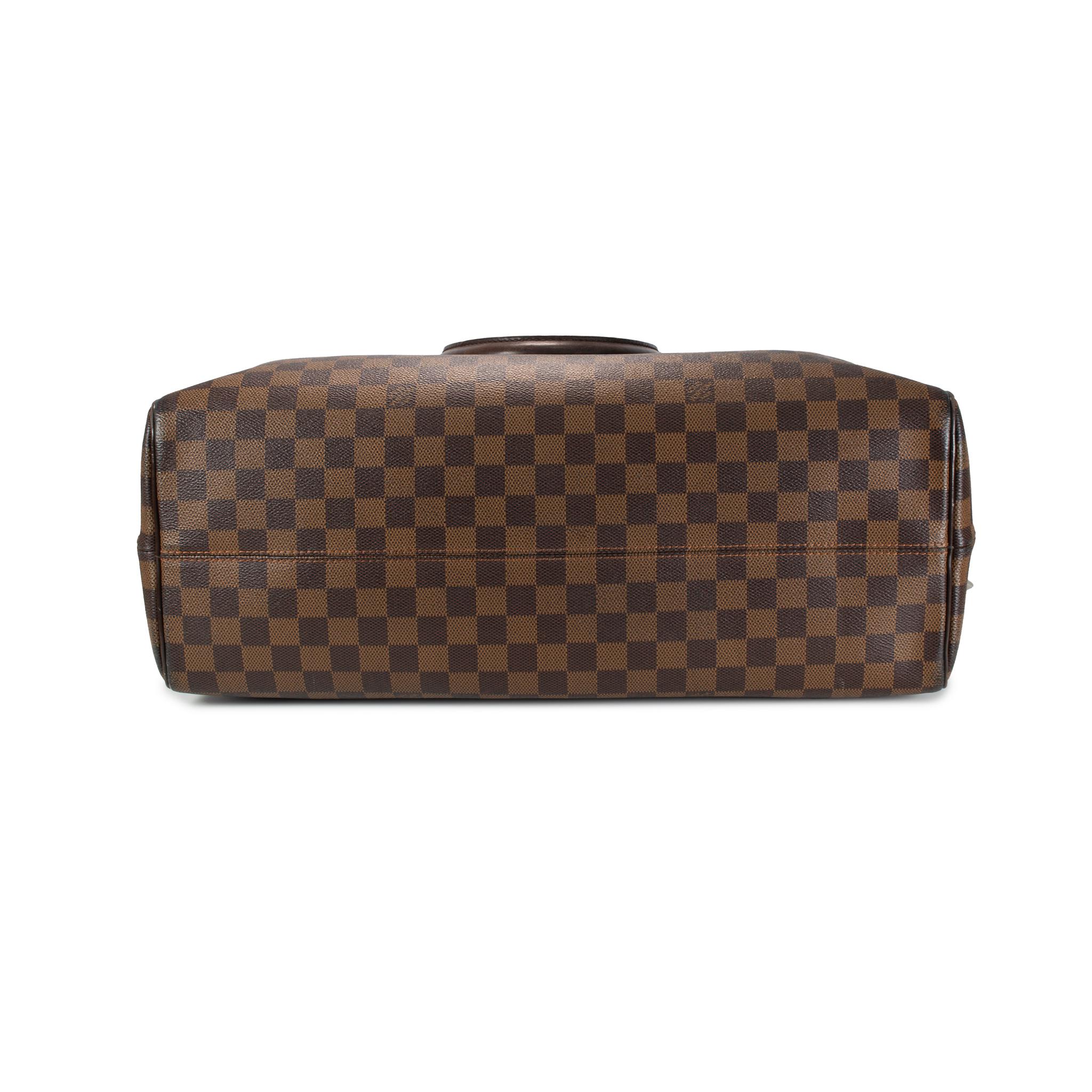 Louis Vuitton Damier Ebene Brown Canvas N41455 Nolita 24 Heures Travel Handbag Pour femmes en vente