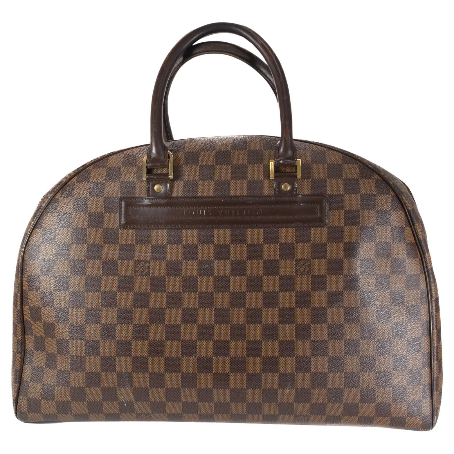 Louis Vuitton Damier Ebene Brown Canvas N41455 Nolita 24 Heures Travel Handbag