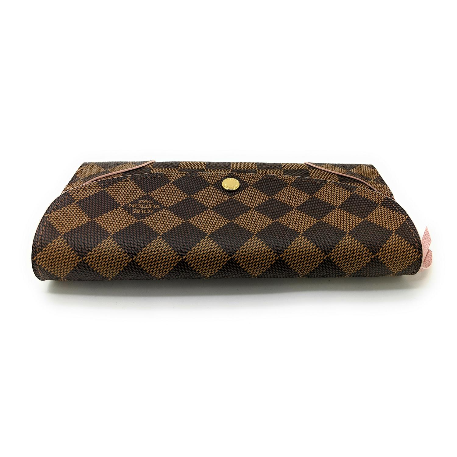 Black Louis Vuitton Damier Ebene Caissa Wallet