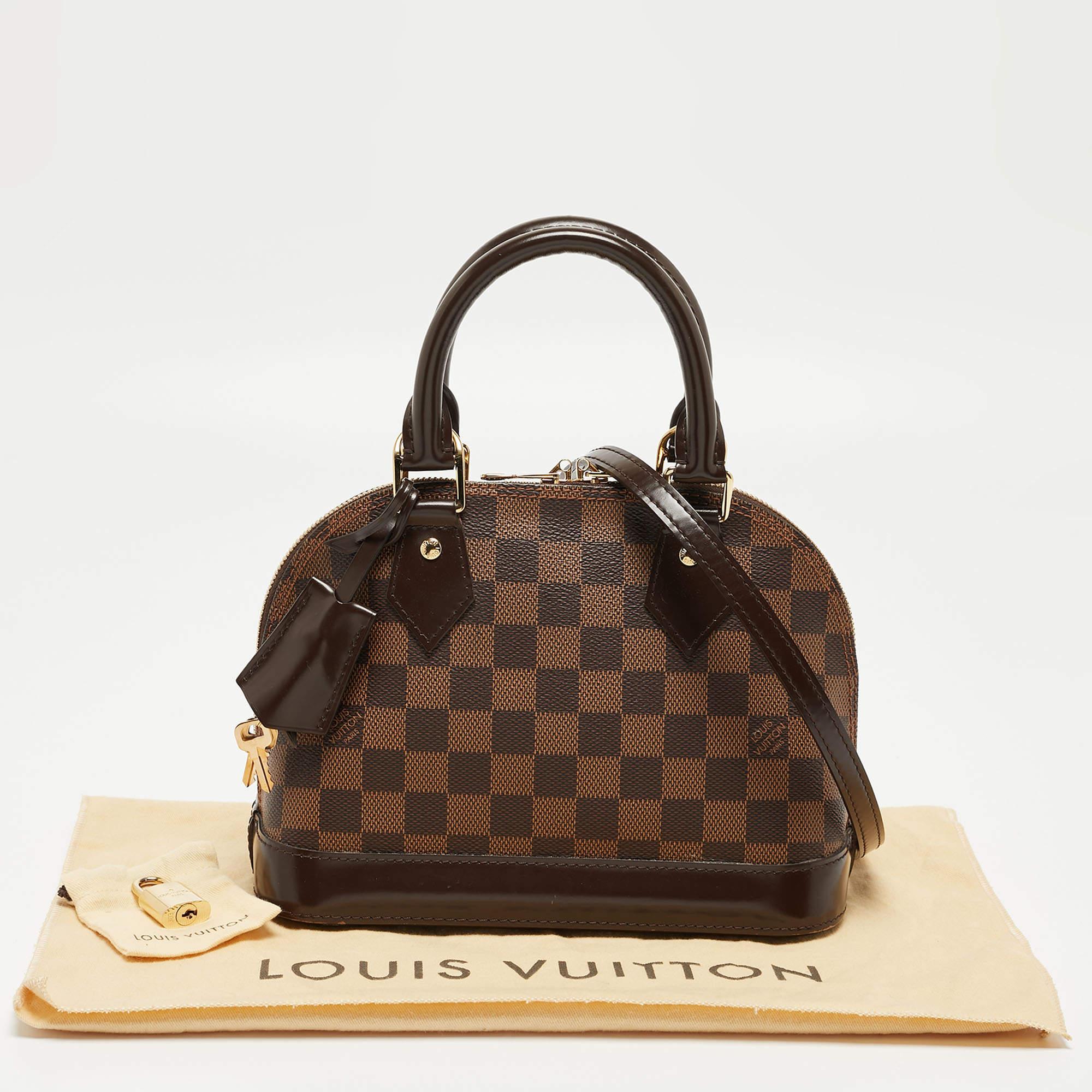 Louis Vuitton Damier Ebene Canvas Alma BB Bag 7