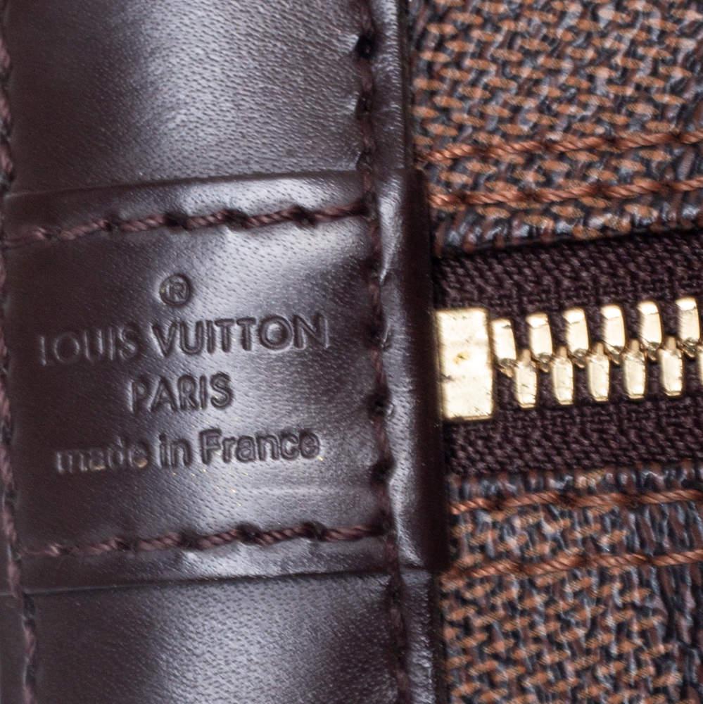 Louis Vuitton Damier Ebene Canvas Alma BB Bag 10