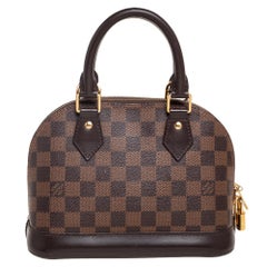 Louis Vuitton Damier Ebene Canvas Alma BB Bag