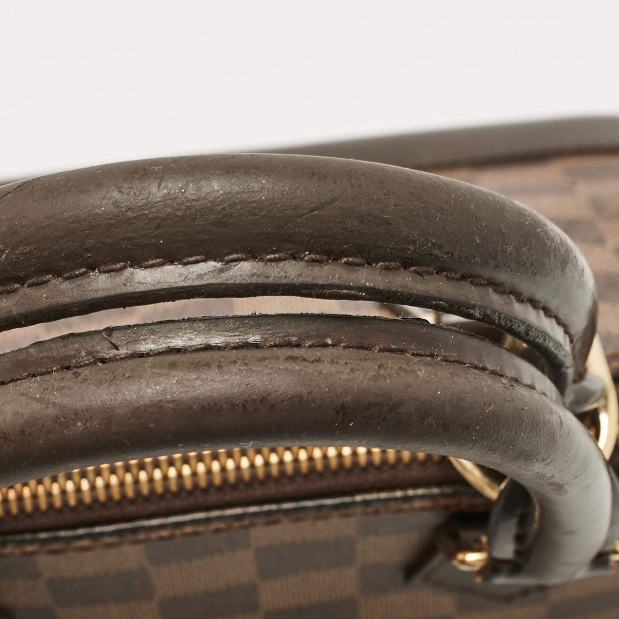 Louis Vuitton - Sac Alma BB en toile damier ébène 2