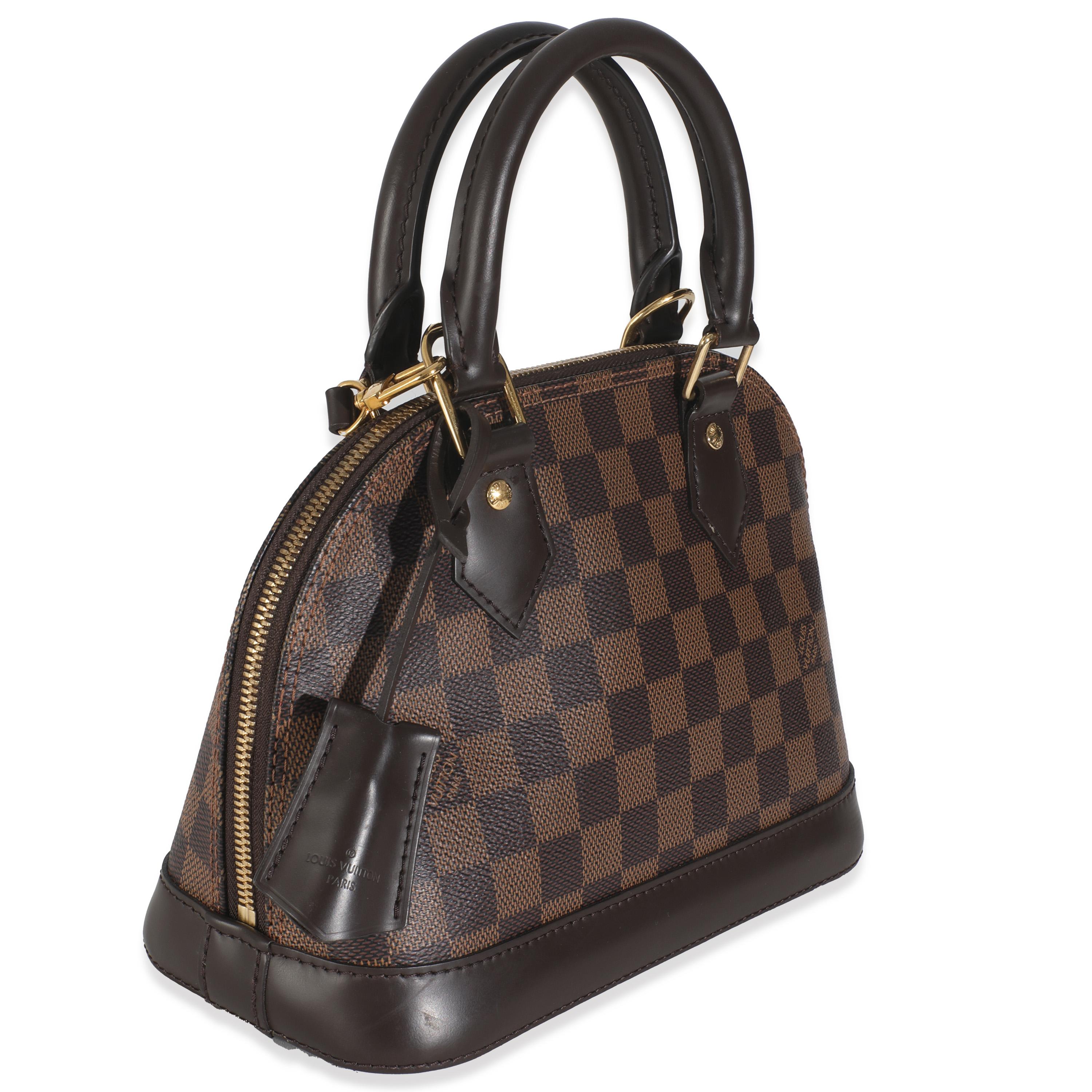 Titolo dell'elenco: Louis Vuitton Damier Ebene Canvas Alma BB
SKU: 146115
MSRP: 1990.00 USD
Condizioni: Usato 
Descrizione delle condizioni: Introdotta nel 1992, la storia della borsa Alma di Louis Vuitton risale in realtà molto più indietro nel