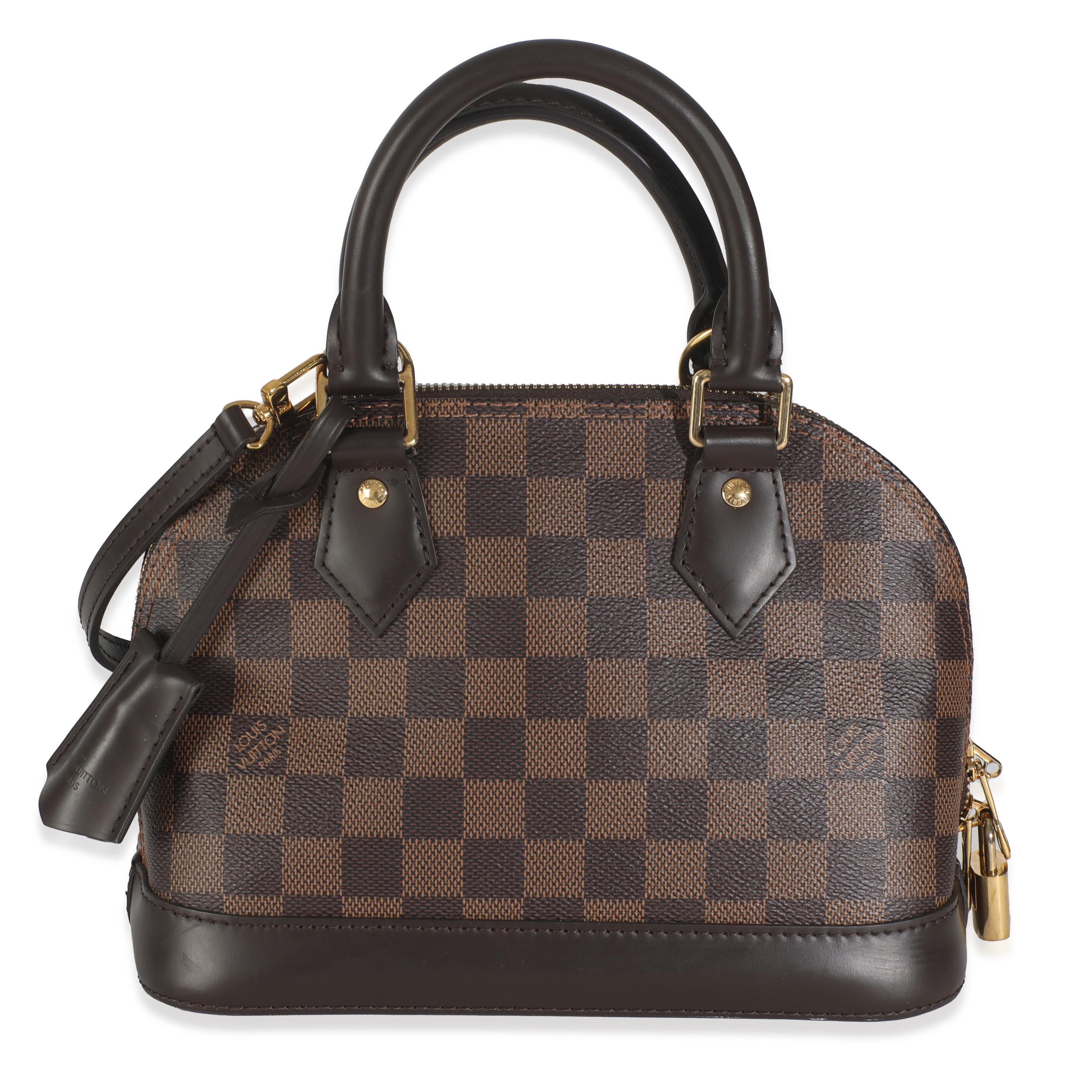 Louis Vuitton Damier Ebene Canvas Alma BB In condizioni ottime in vendita a New York, NY