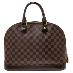 Louis Vuitton Damier Ebene Canvas Alma MM Bag