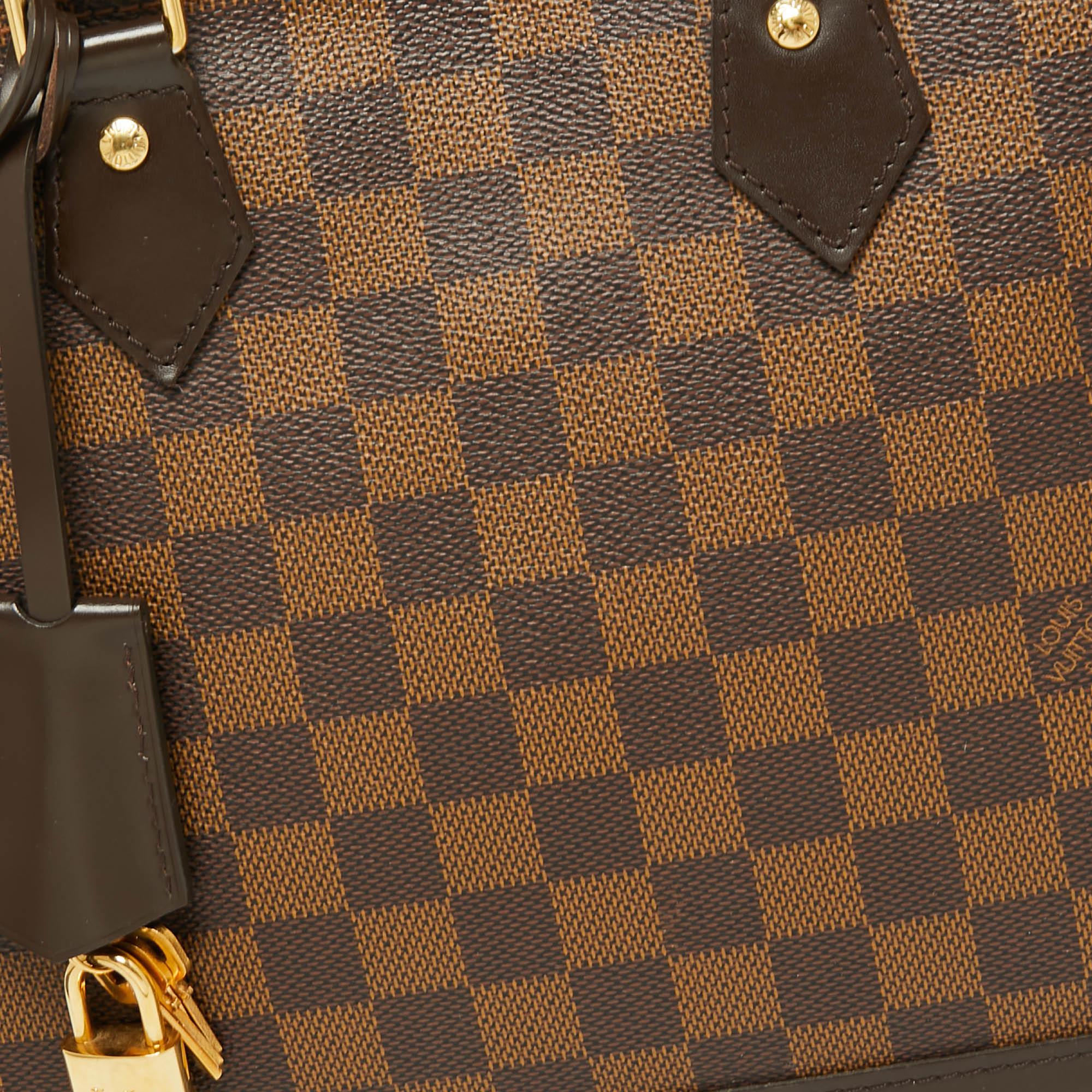 Louis Vuitton Damier Ebene Canvas Alma PM Bag 6