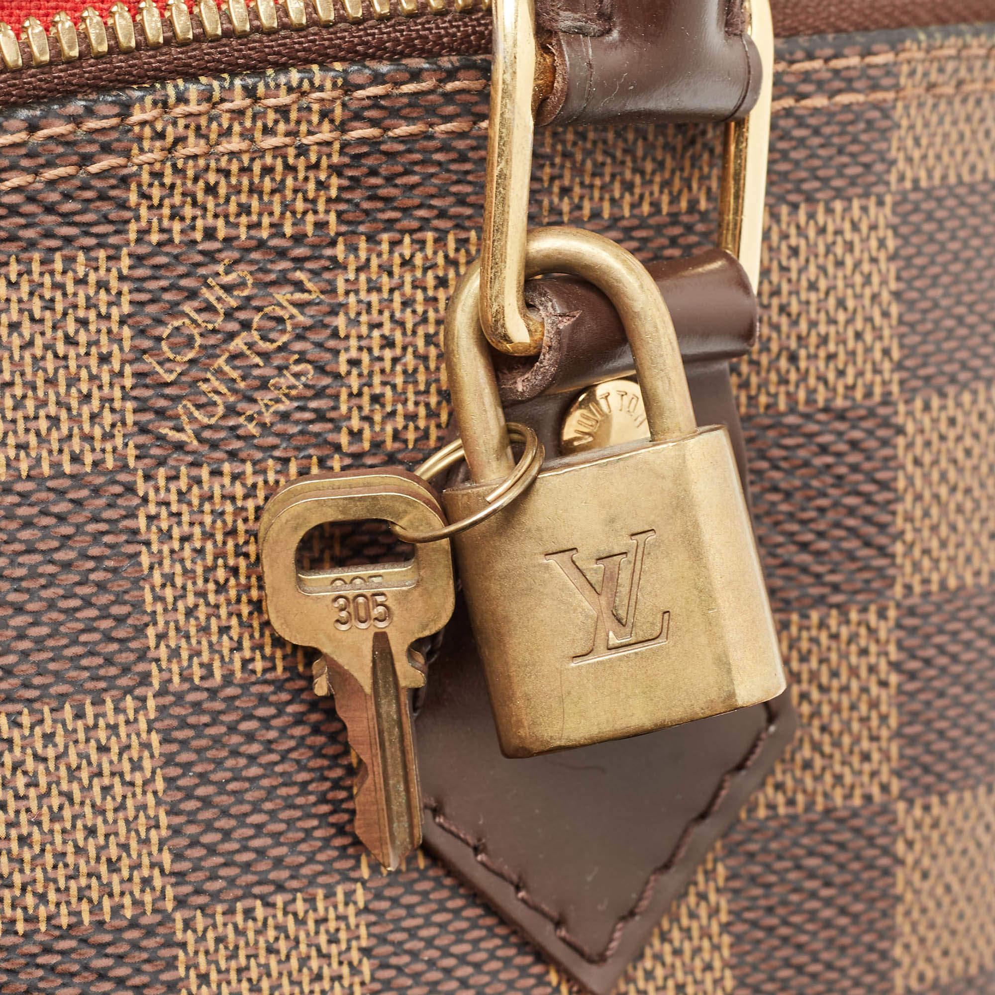 Louis Vuitton Damier Ebene Canvas Alma PM Bag 1