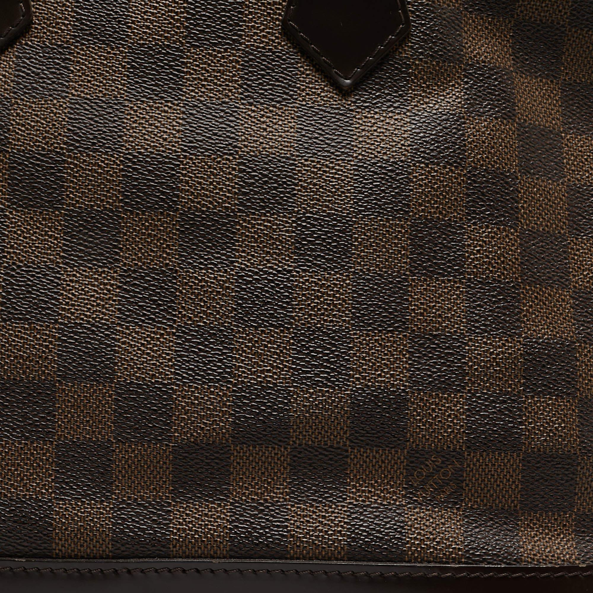 Louis Vuitton Damier Ebene Canvas Alma PM Bag For Sale 2