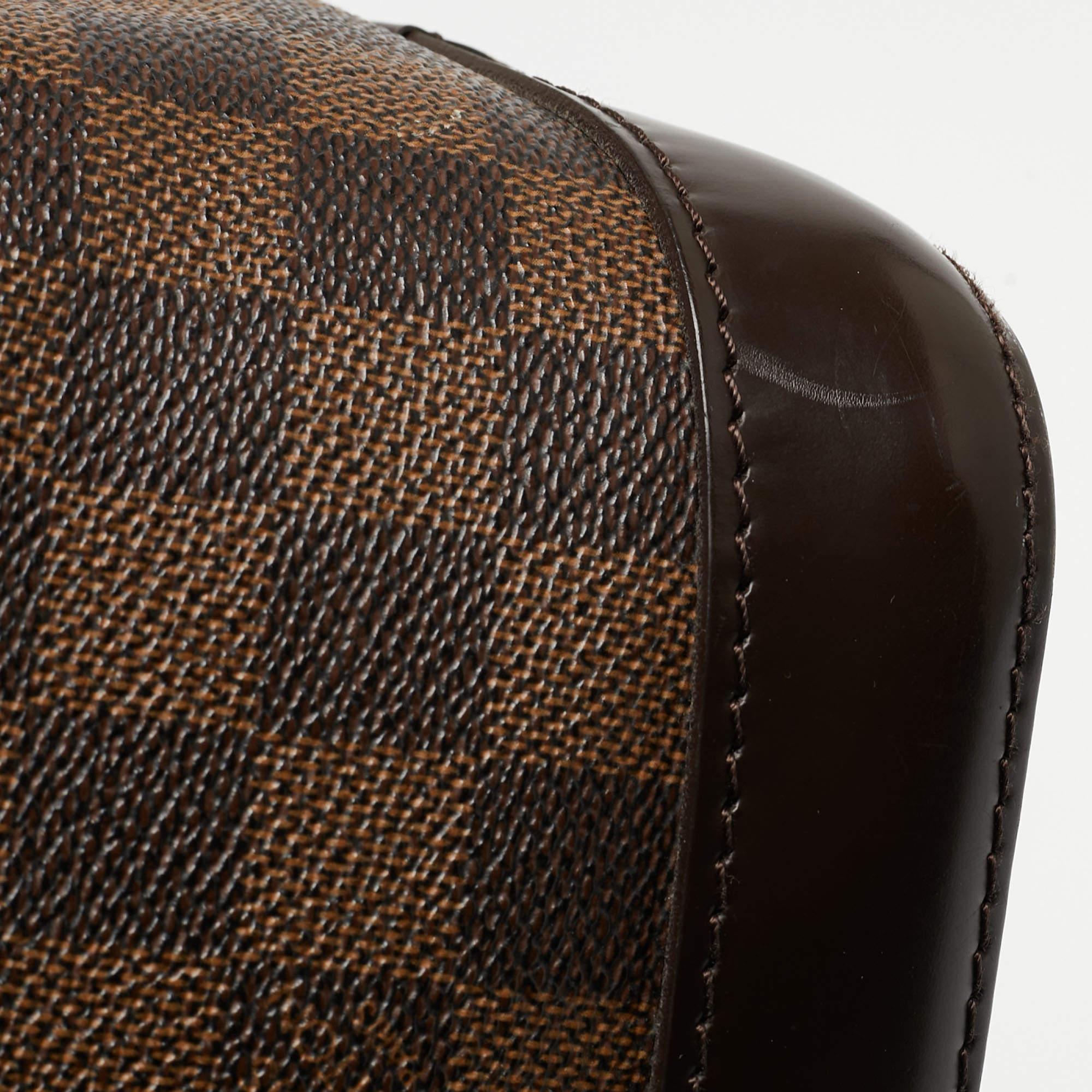 Louis Vuitton Damier Ebene Canvas Alma PM Bag For Sale 3