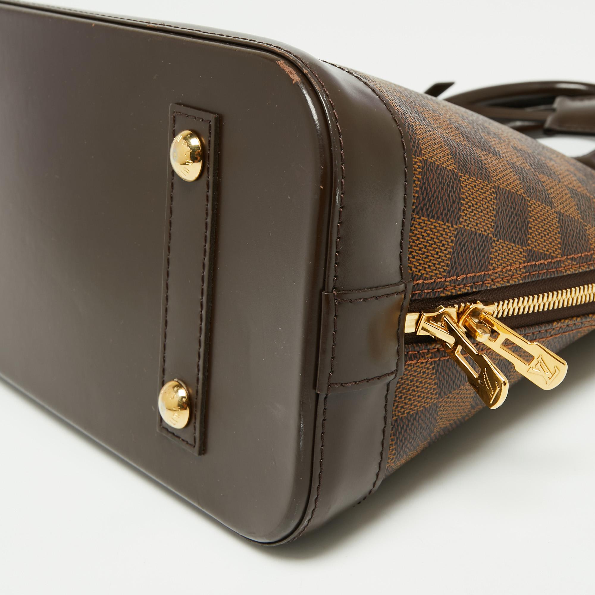 Louis Vuitton Damier Ebene Canvas Alma PM Bag 3
