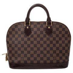 Louis Vuitton Damier Ebene Canvas Alma PM Bag