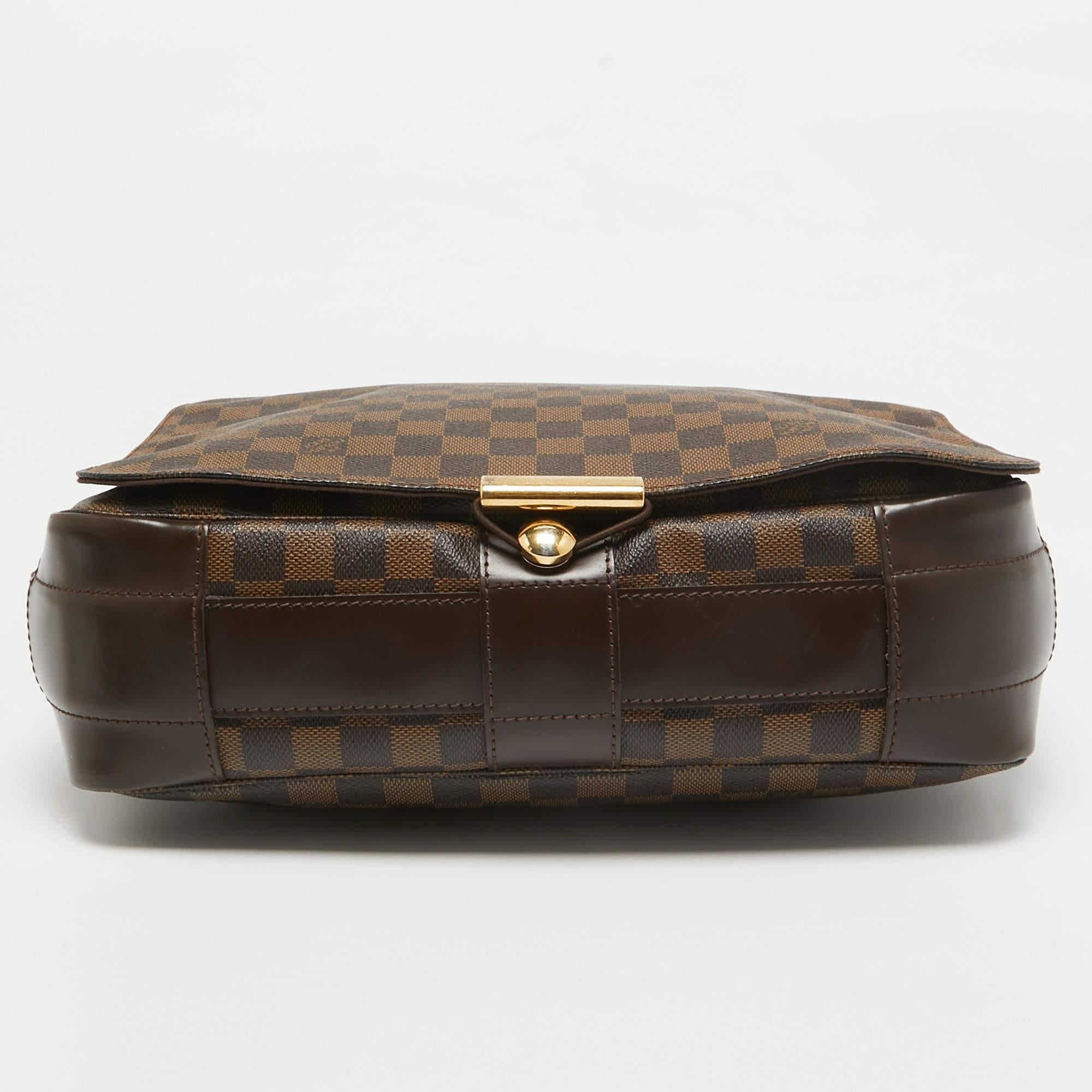 Louis Vuitton Damier Ebene Canvas and Leather Bastille Messenger Bag 3