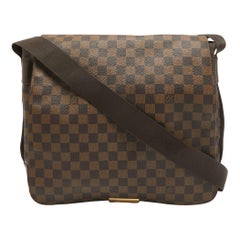 Louis Vuitton Damier Ebene Canvas and Leather Bastille Messenger Bag