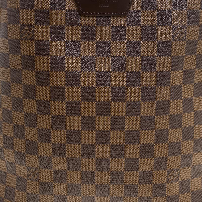 Louis Vuitton Damier Ebene Canvas and Leather Cabas Rivington GM Bag 5