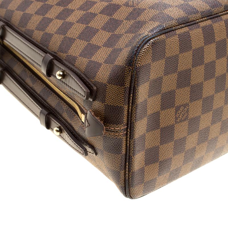 Louis Vuitton Damier Ebene Canvas and Leather Cabas Rivington GM Bag 8