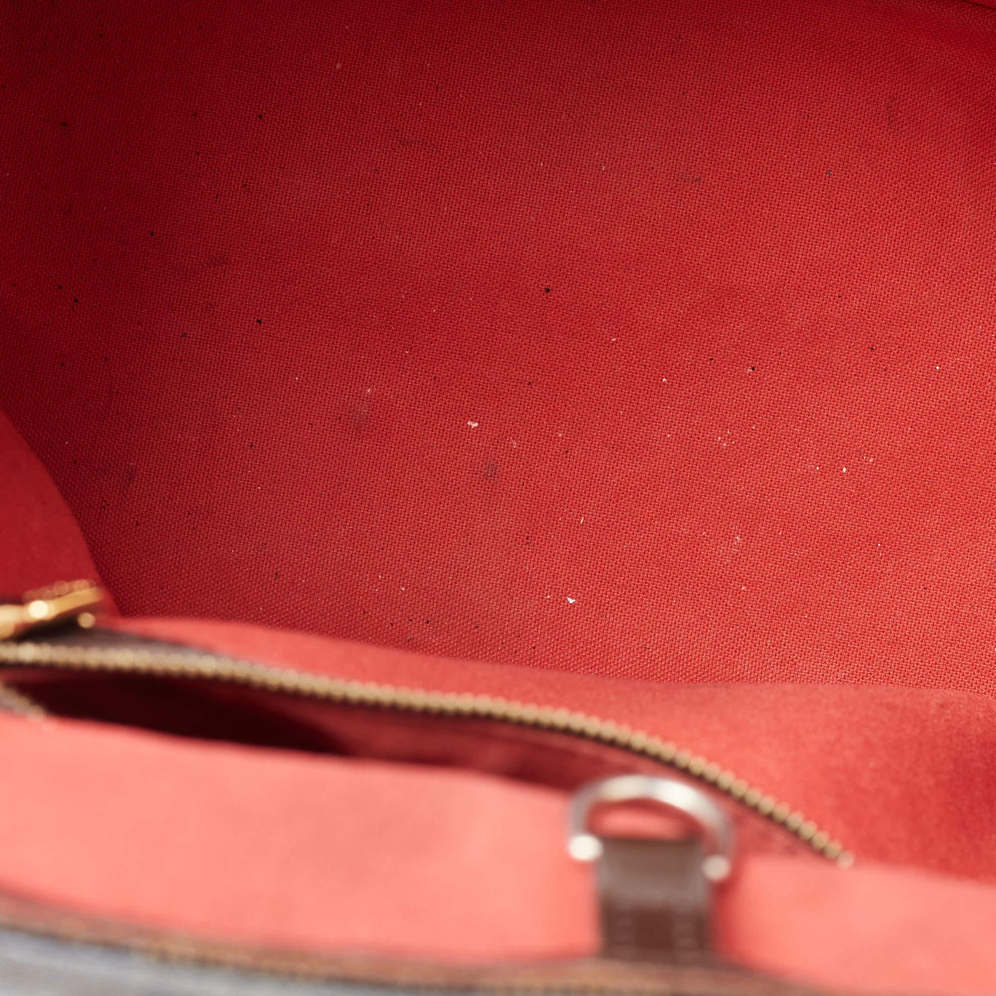 Louis Vuitton Damier Ebene Canvas and Leather Cabas Rivington GM Bag 13
