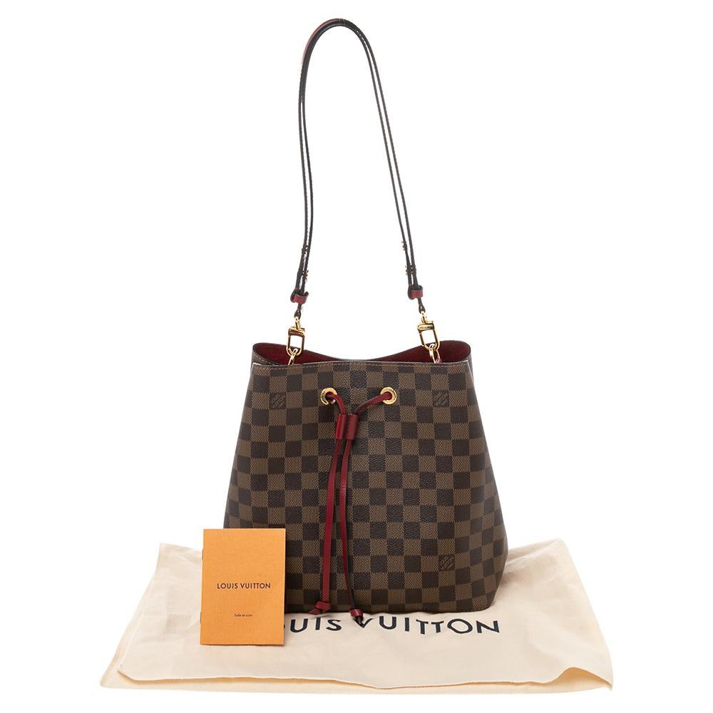 Louis Vuitton Damier Ebene Canvas and Leather NeoNoe Bag 7