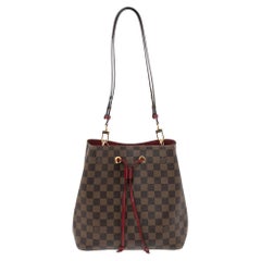 Louis Vuitton - Sac NeoNoe en toile et cuir Damier Ebene