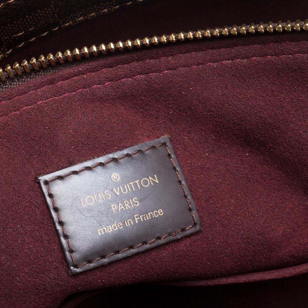 Louis Vuitton Damier Ebene Canvas and Leather Normandy Bag 5