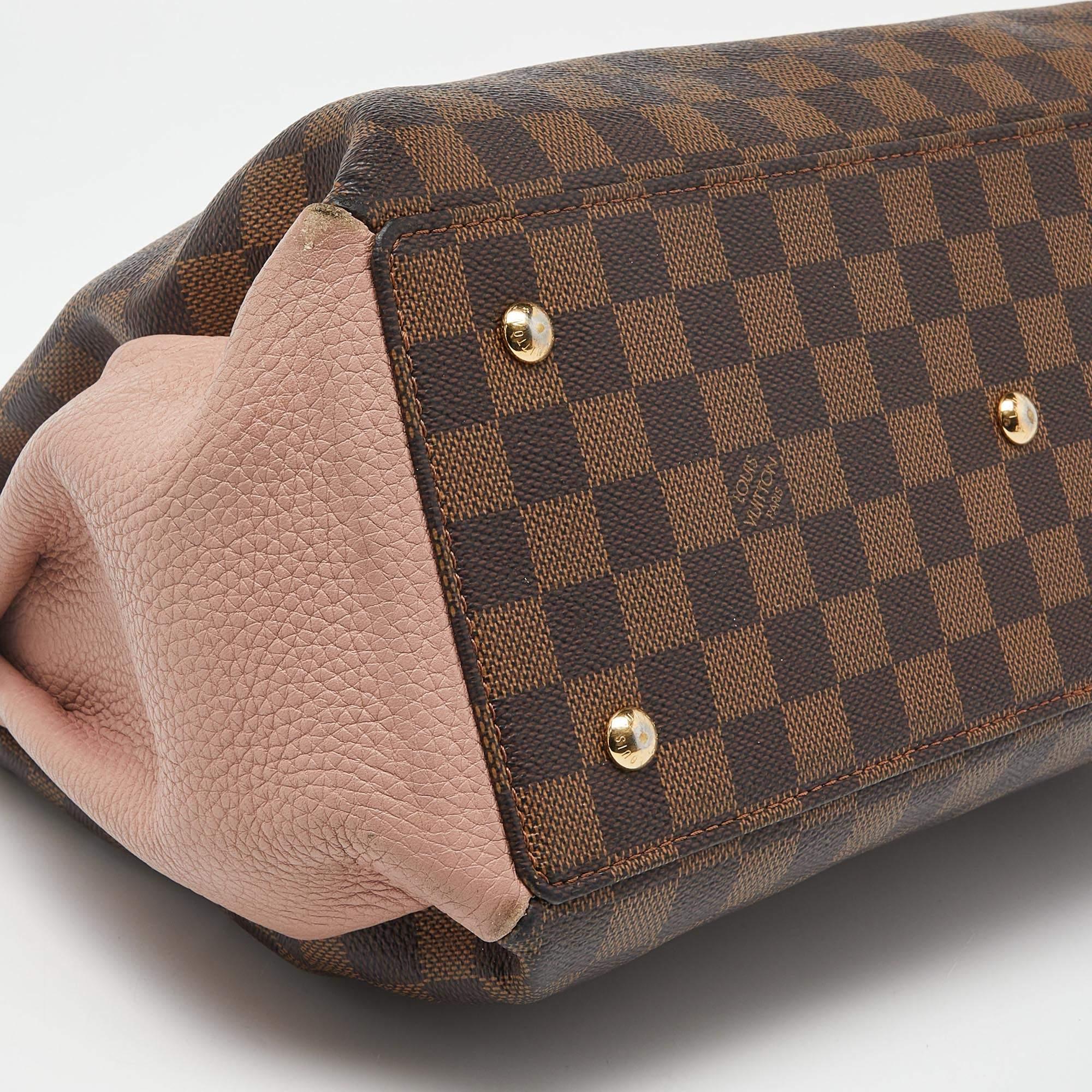 Louis Vuitton Damier Ebene Canvas and Leather Normandy Bag For Sale at ...