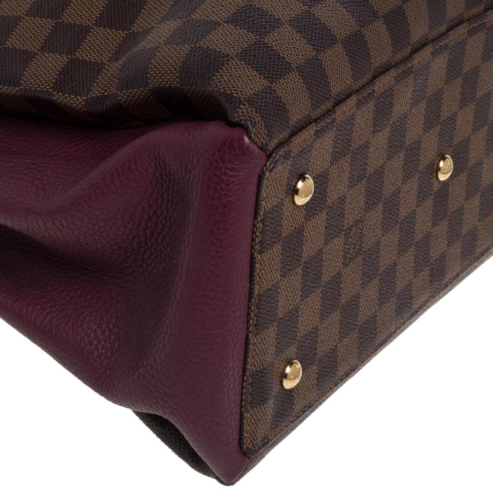 Louis Vuitton Damier Ebene Canvas and Leather Normandy Bag 2