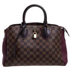 Louis Vuitton Damier Ebene Canvas and Leather Normandy Bag