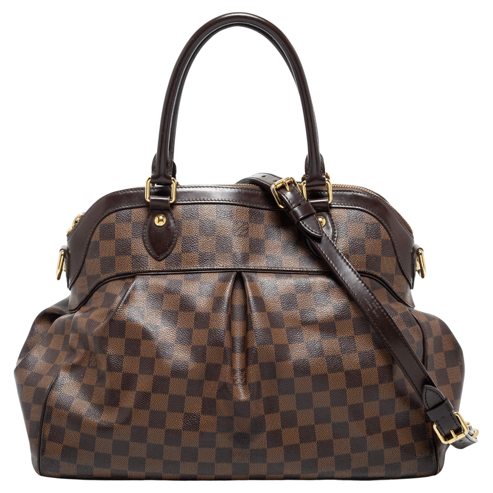 Louis Vuitton Damier Ebene Canvas and Leather Trevi GM Bag