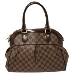 Louis Vuitton Damier Ebene Canvas and Leather Trevi PM Bag