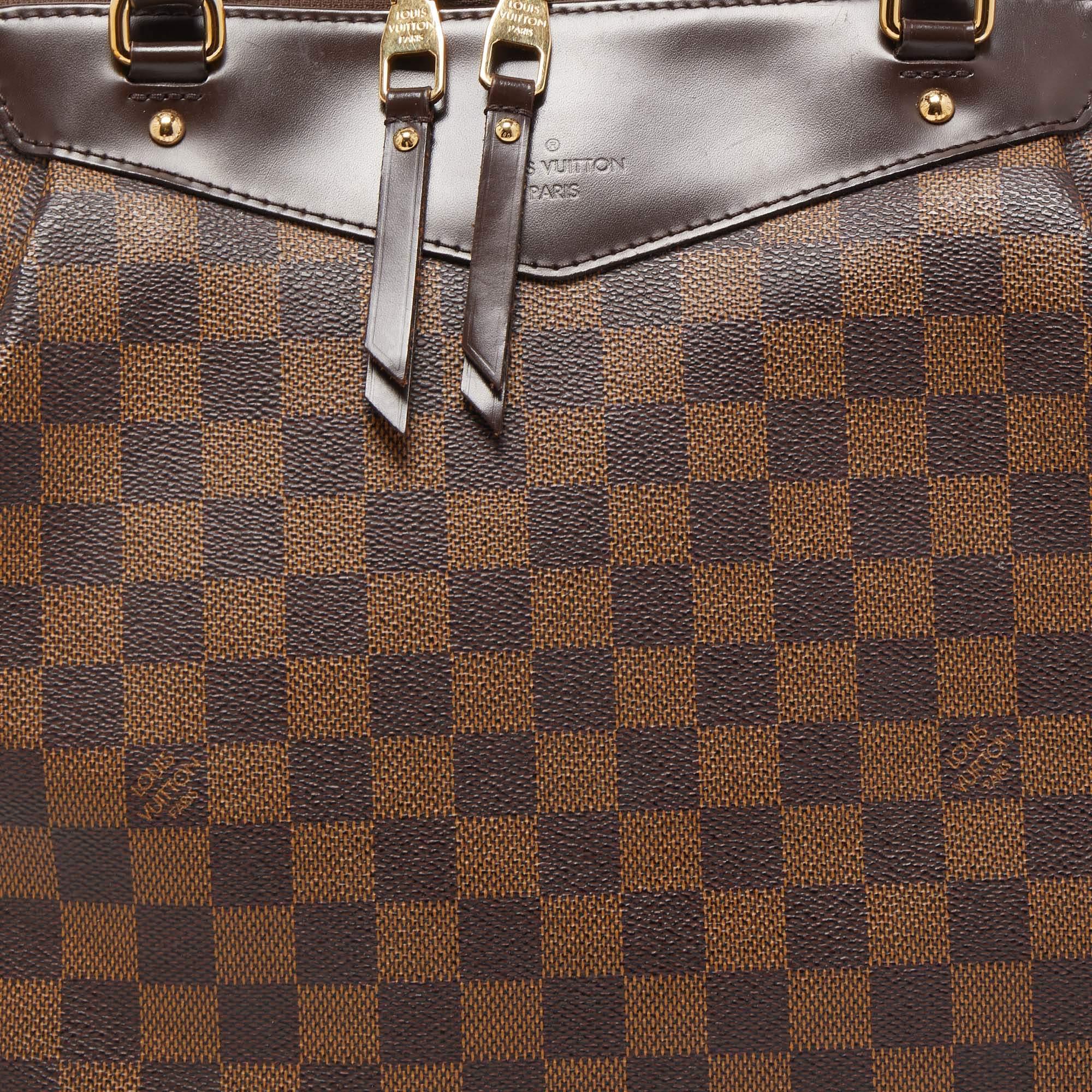 Louis Vuitton Damier Ebene Canvas and Leather Westminister GM Bag 7