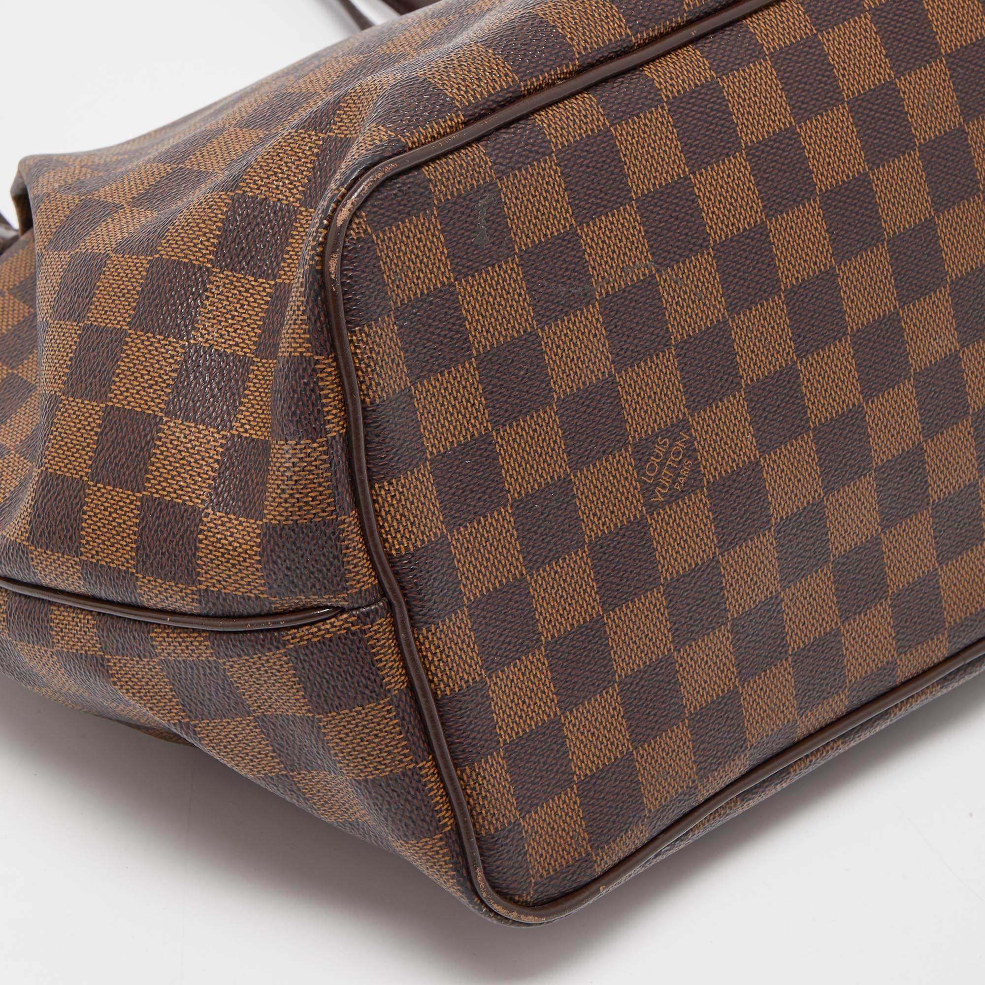 Louis Vuitton Damier Ebene Canvas and Leather Westminister GM Bag 8