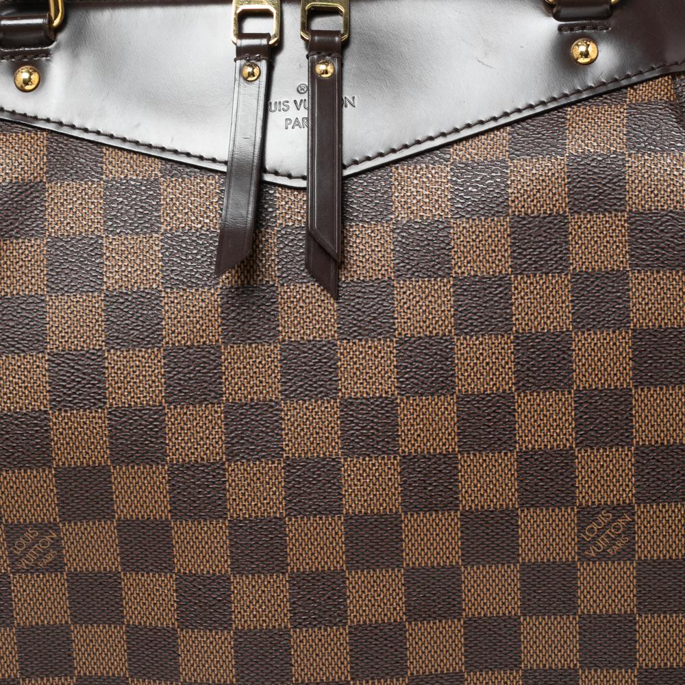 Louis Vuitton Damier Ebene Canvas and Leather Westminister GM Bag 3