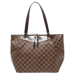 Louis Vuitton Damier Ebene Canvas and Leather Westminister GM Bag