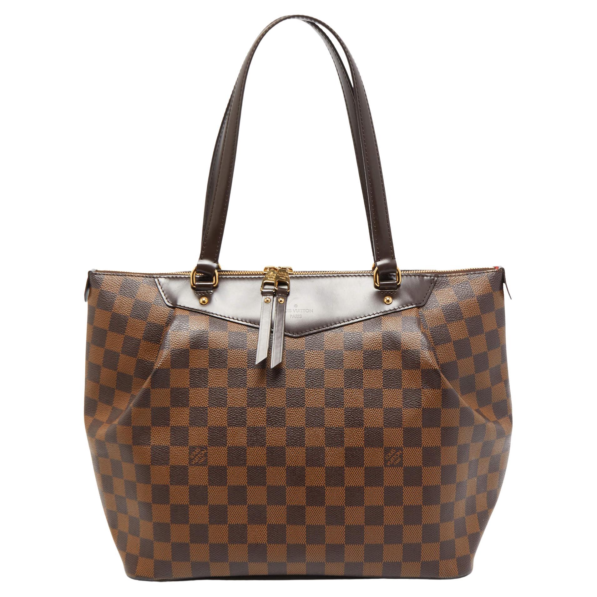 Louis Vuitton Damier Azur Saleya mm Zip Tote Bag 89lk615s