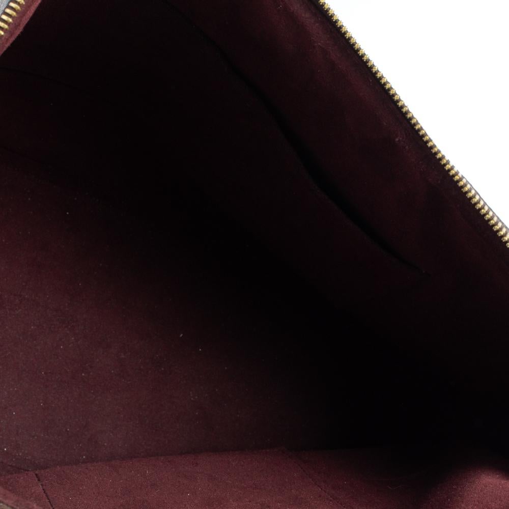 Louis Vuitton Damier Ebene Canvas Belmont Bag In Good Condition In Dubai, Al Qouz 2