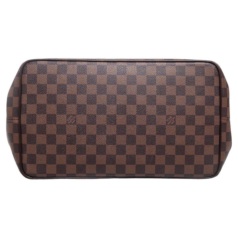 Louis Vuitton Damier Ebene Canvas Bergamo GM Bag 2