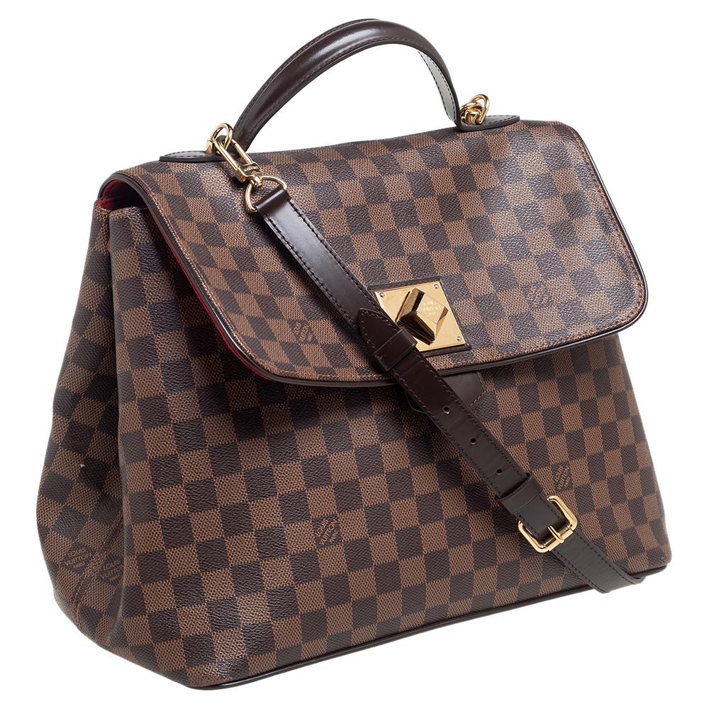 Louis Vuitton Damier Ebene Canvas Bergamo GM Bag 4