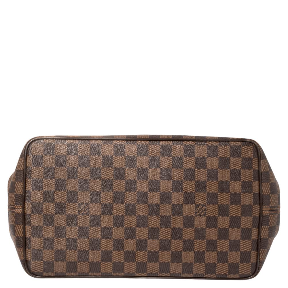 Black Louis Vuitton Damier Ebene Canvas Bergamo GM Bag