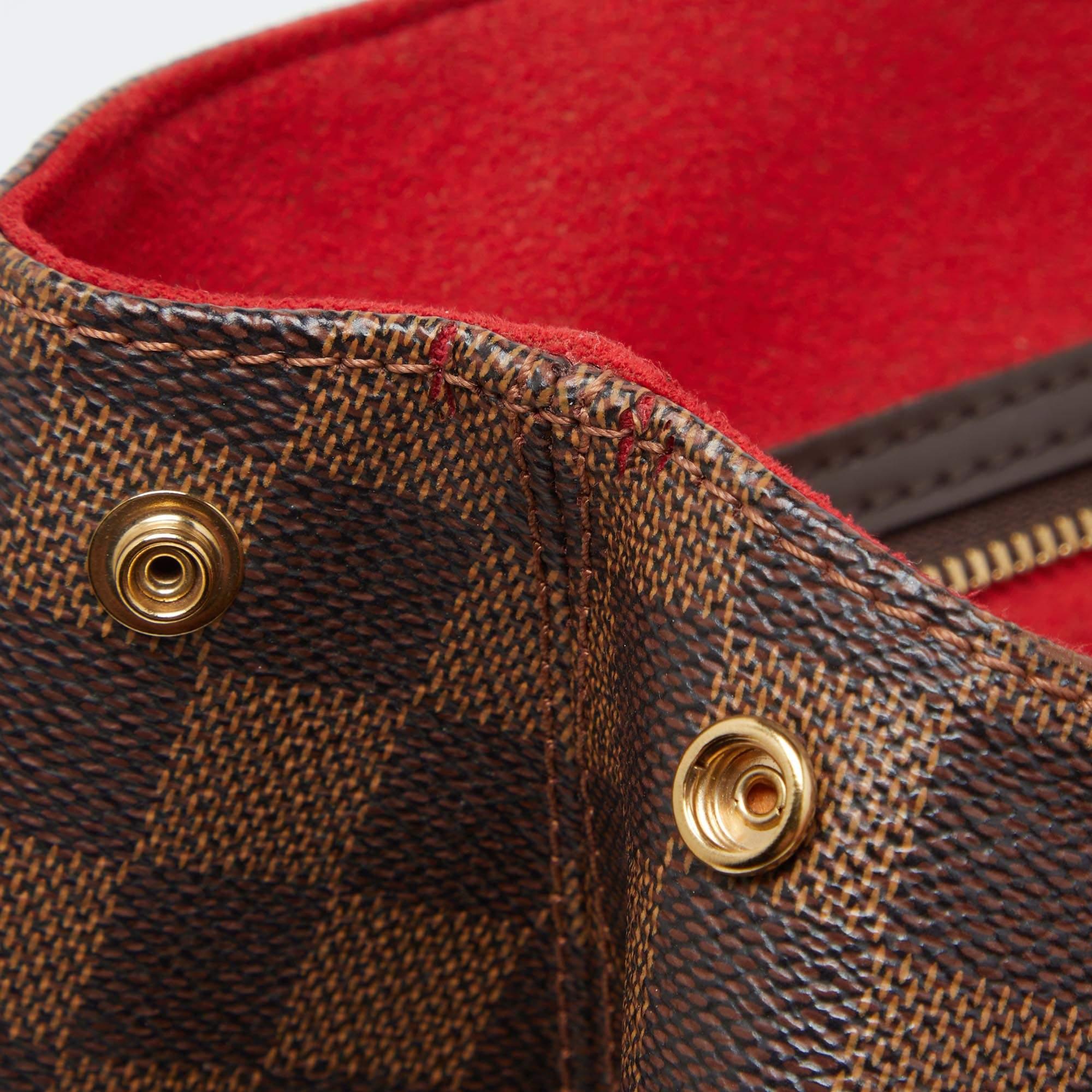 Louis Vuitton Damier Ebene Canvas Bergamo GM Bag 2