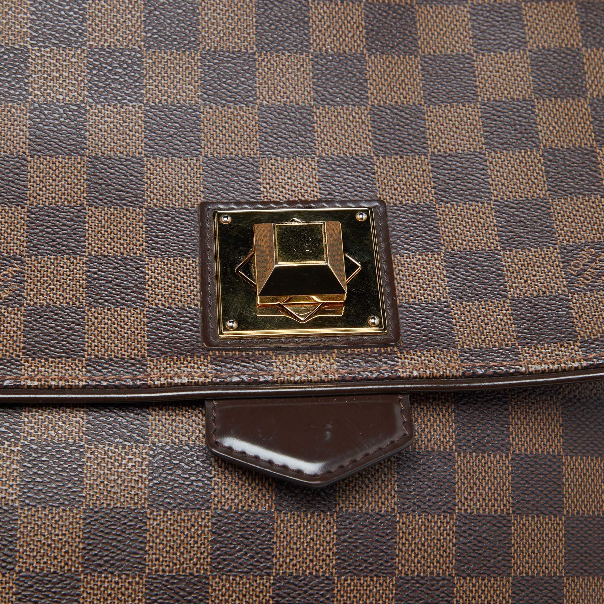 Louis Vuitton Damier Ebene Canvas Bergamo GM Bag 3