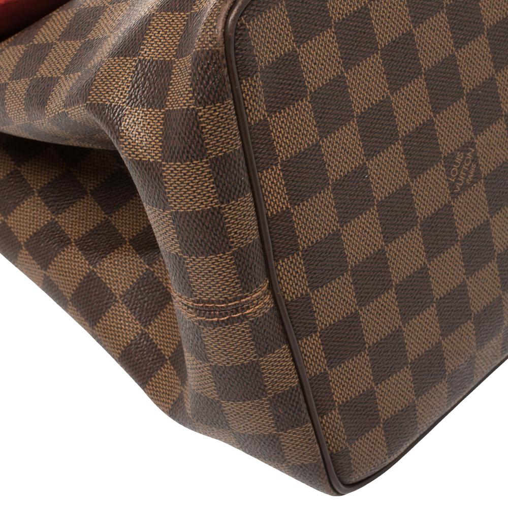 Louis Vuitton Damier Ebene Canvas Bergamo GM Bag 2