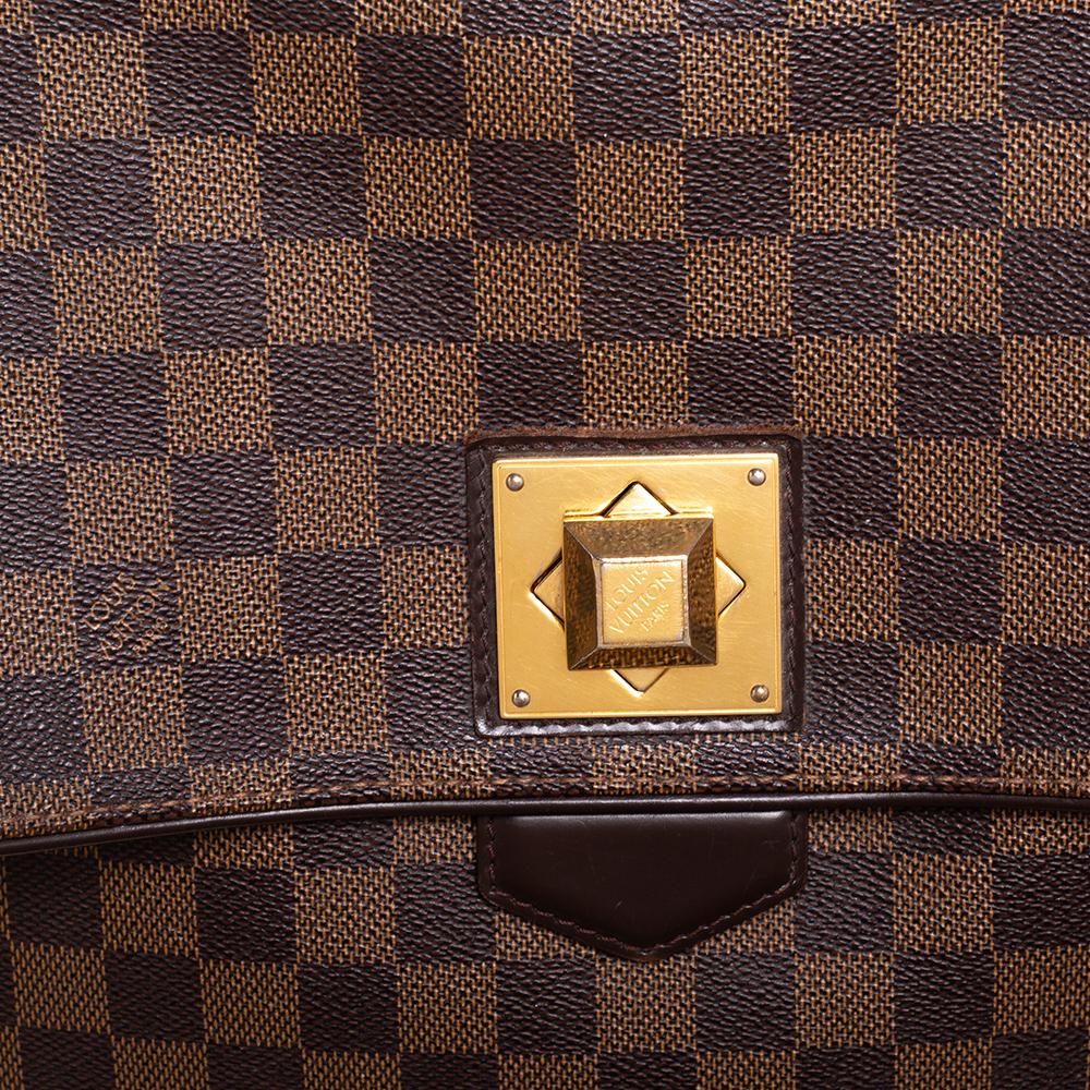 Louis Vuitton Damier Ebene Canvas Bergamo GM Bag 2