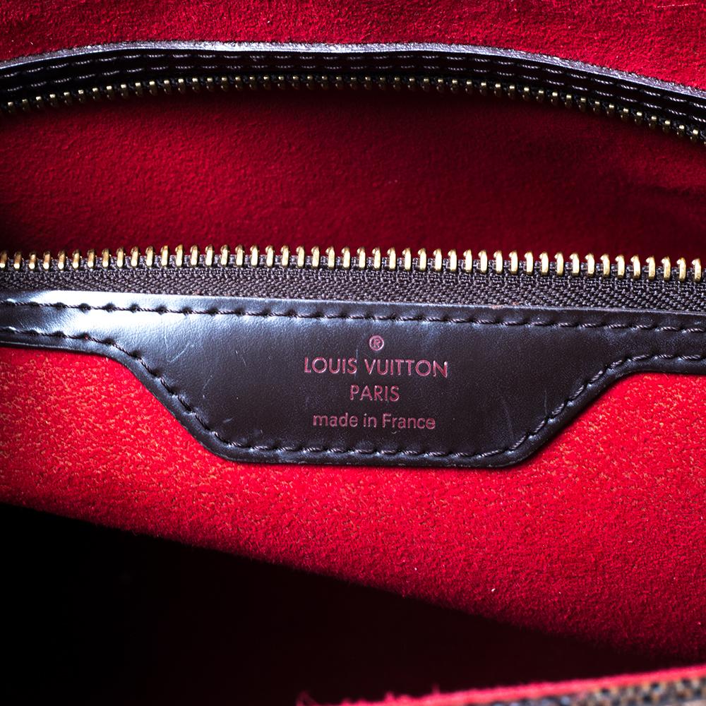 Louis Vuitton Damier Ebene Canvas Bergamo GM Bag 2