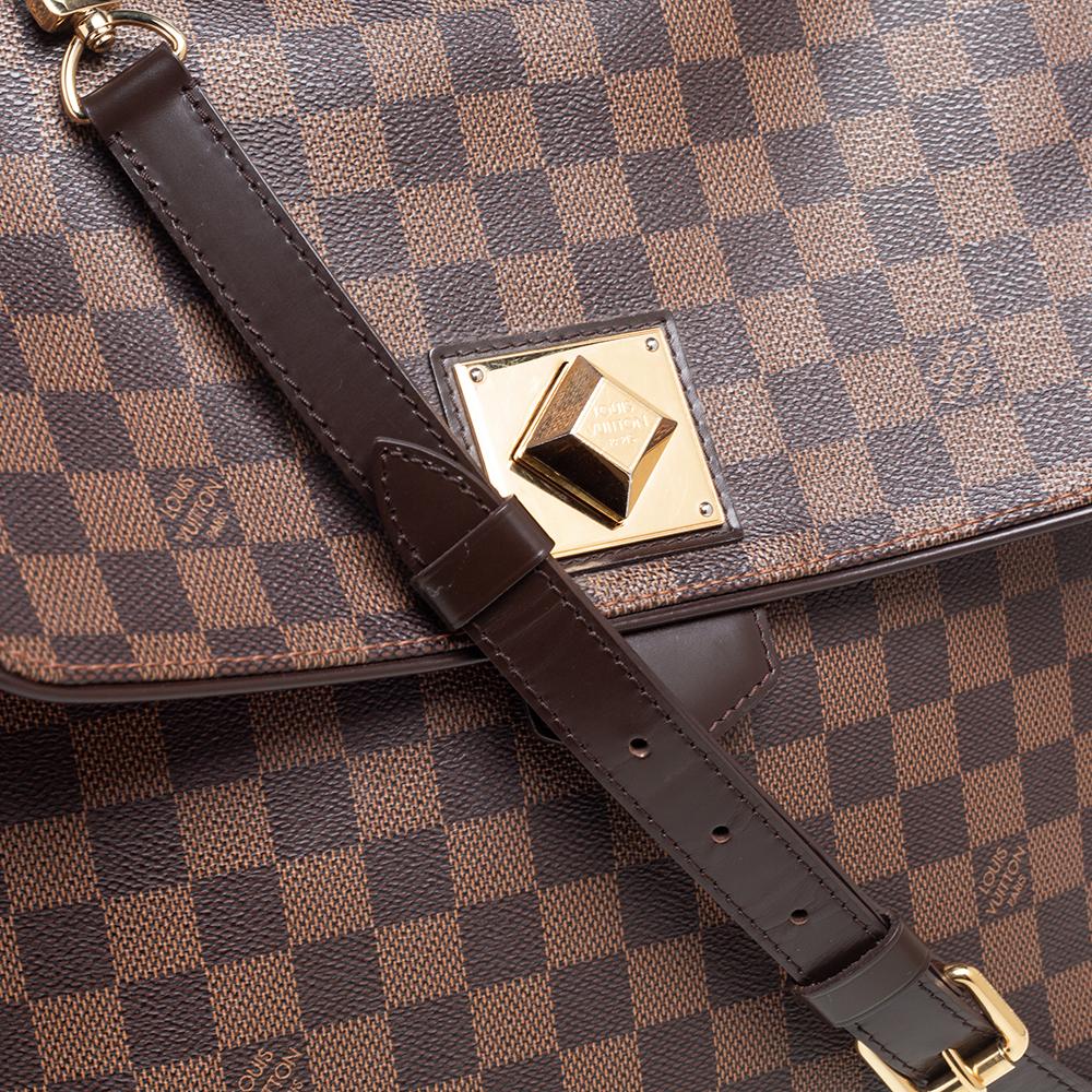 Louis Vuitton Damier Ebene Canvas Bergamo GM Bag 1