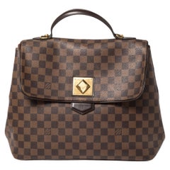 Louis Vuitton Damier Ebene Canvas Bergamo GM Bag