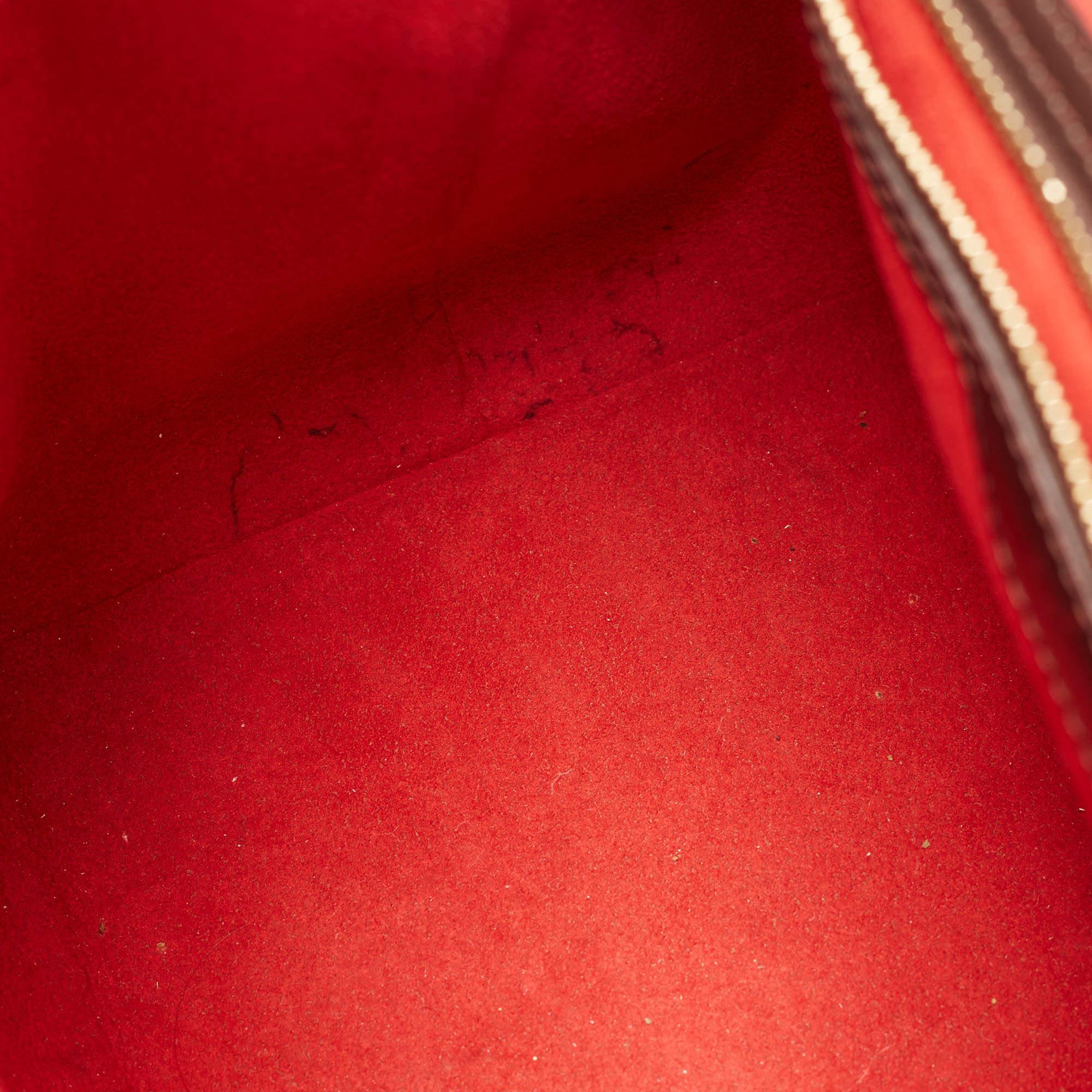Louis Vuitton Damier Ebene Canvas Bergamo MM Bag 5
